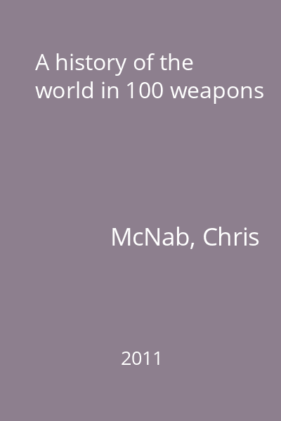 A history of the world in 100 weapons