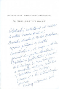 Buletinul Bibliotecii Române : studii şi documente româneşti