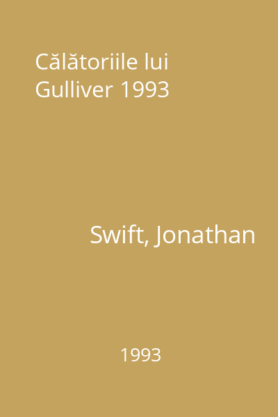Călătoriile lui Gulliver 1993