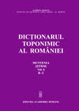 Dicţionarul toponimic al României : Muntenia (DTRM) Vol. 2 : C - D