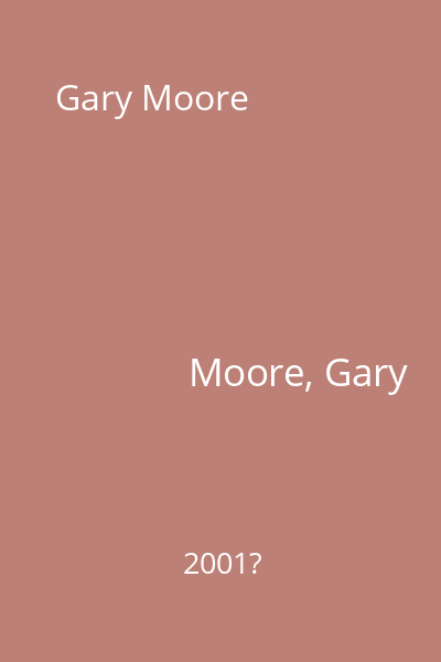Gary Moore
