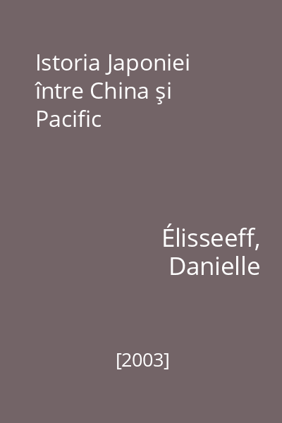 Istoria Japoniei între China şi Pacific