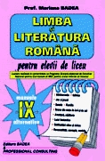 Limba şi literatura română pentru elevii de liceu : clasa a IX-a 2008