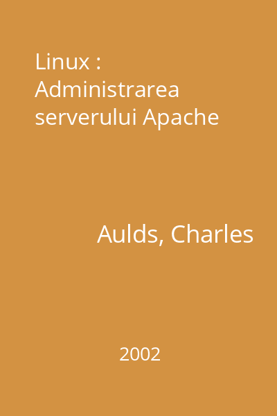 Linux : Administrarea serverului Apache