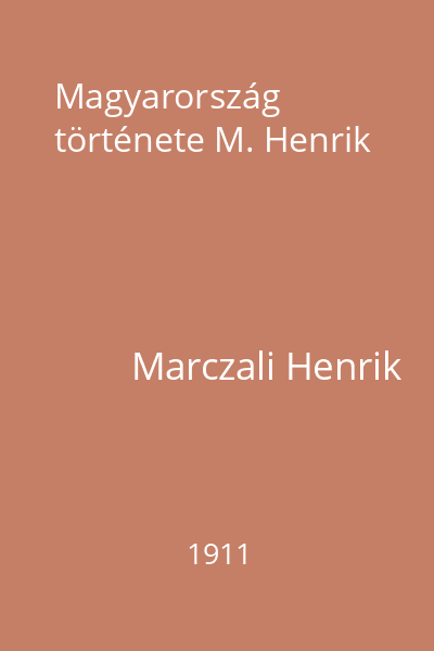 Magyarország története M. Henrik
