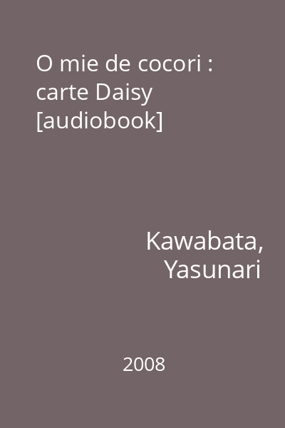 O mie de cocori : carte Daisy [audiobook]