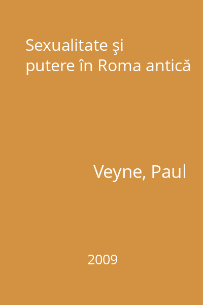 Sexualitate şi putere în Roma antică