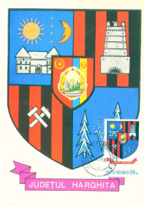 Stema județului Harghita : [Carte poştală ilustrată]