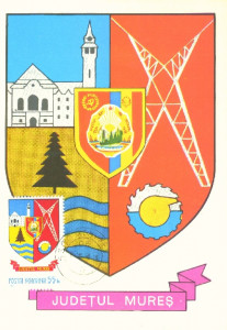Stema județului Mureș : [Carte poştală ilustrată]