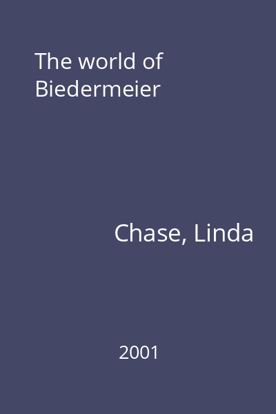The world of Biedermeier