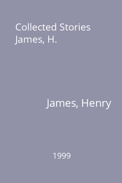 Collected Stories James, H.