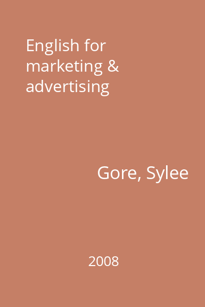 English for marketing & advertising