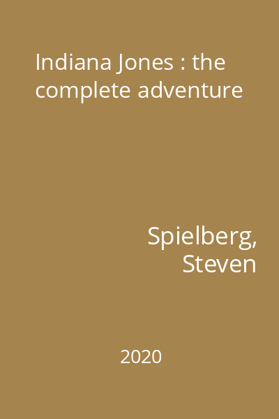 Indiana Jones : the complete adventure