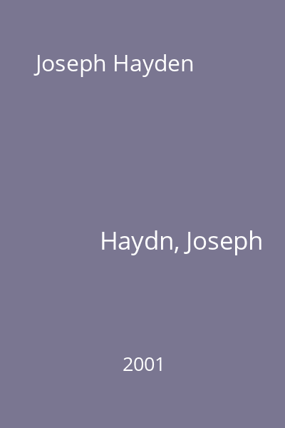 Joseph Hayden