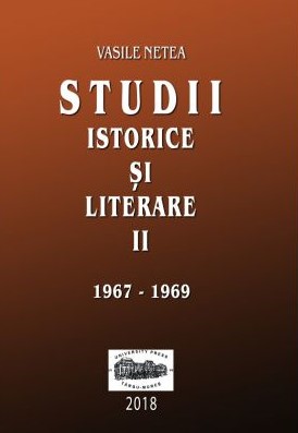 Studii istorice şi literare Vol. 2 : 1967-1969
