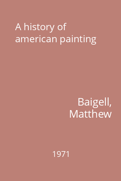 A history of american painting