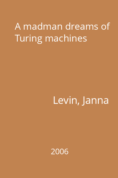 A madman dreams of Turing machines