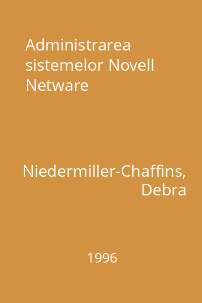 Administrarea sistemelor Novell Netware