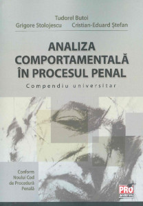 Analiza comportamentală în procesul penal : (compendiu universitar)