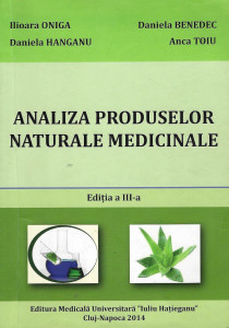 Analiza produselor naturale medicinale