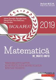 Bacalaureat 2019 - Matematică - M_mate-info : teme recapitulative, 60 de teste, după modelul M.E.N.