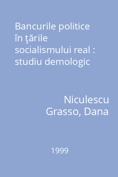 Bancurile politice în ţările socialismului real : studiu demologic
