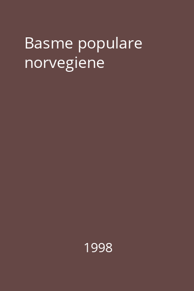 Basme populare norvegiene