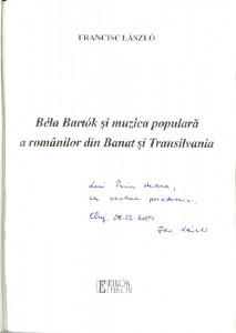 Béla Bartók și muzica populară a românilor din Banat și Transilvania