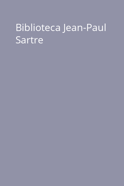 Biblioteca Jean-Paul Sartre