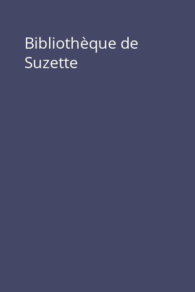 Bibliothèque de Suzette