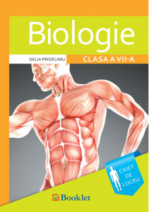 Biologie : caiet de lucru pentru clasa a VII-a
