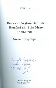 Biserica Creştină Baptistă Română din Baia Mare : 1930-1990