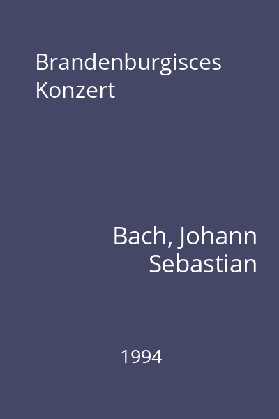 Brandenburgisces Konzert