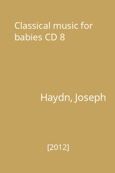 Classical music for babies CD 8