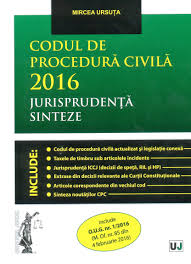 Codul de procedură civilă 2016 : jurisprudenţă