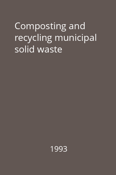Composting and recycling municipal solid waste