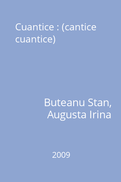 Cuantice : (cantice cuantice)