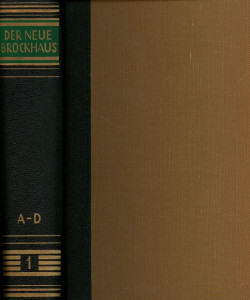 Der neue Brockhaus : Allbuch in fünf Bänden und einem Atlas Erster Band : A-D