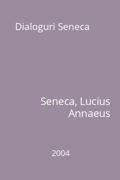 Dialoguri Seneca
