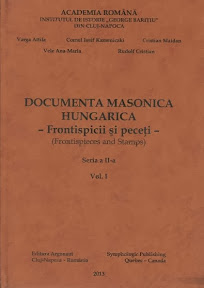 Documenta Masonica Hungarica : frontispicii şi peceţi