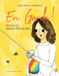 En garde! : fetiţa cu masca tricoloră