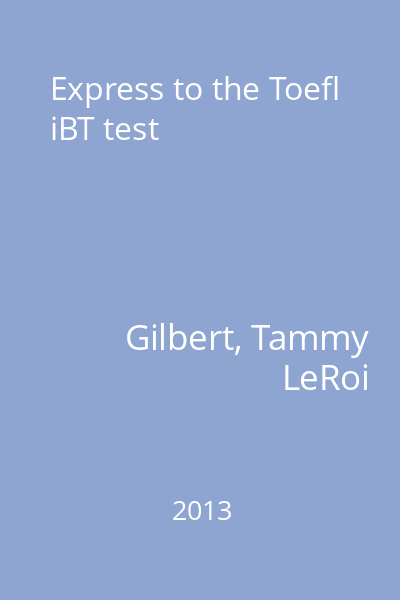 Express to the Toefl iBT test