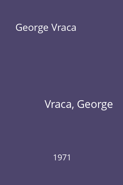 George Vraca
