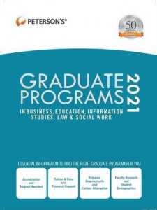 Graduate programs in business, education, information studies, law & social work : 2021
