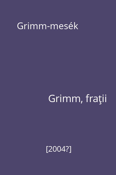 Grimm-mesék