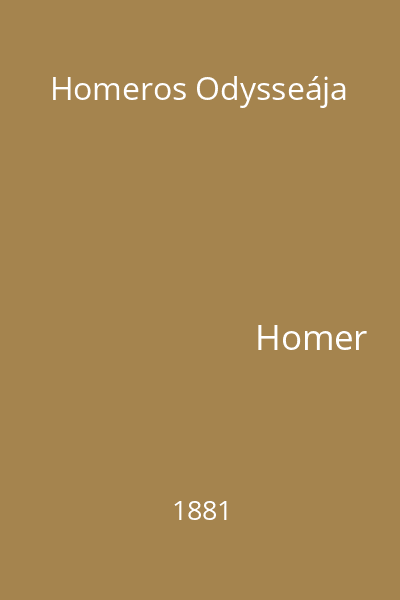 Homeros Odysseája