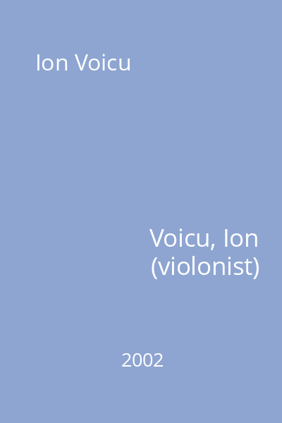 Ion Voicu