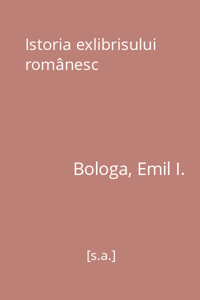Istoria exlibrisului românesc
