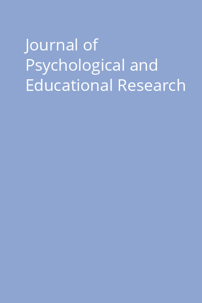 Journal of Psychological and Educational Research