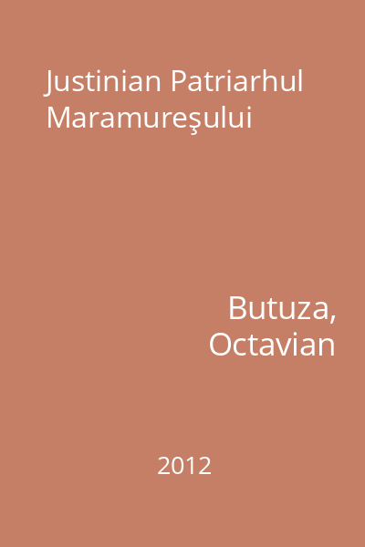 Justinian Patriarhul Maramureşului